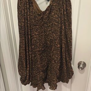 Ruched bodycon mini dress